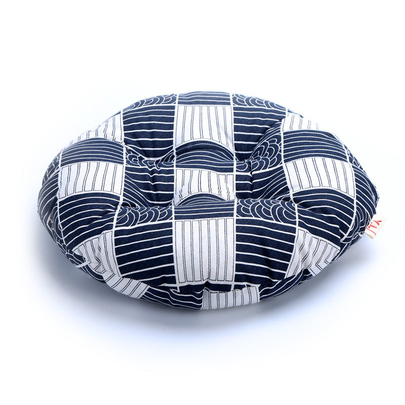 Round tatami cushion