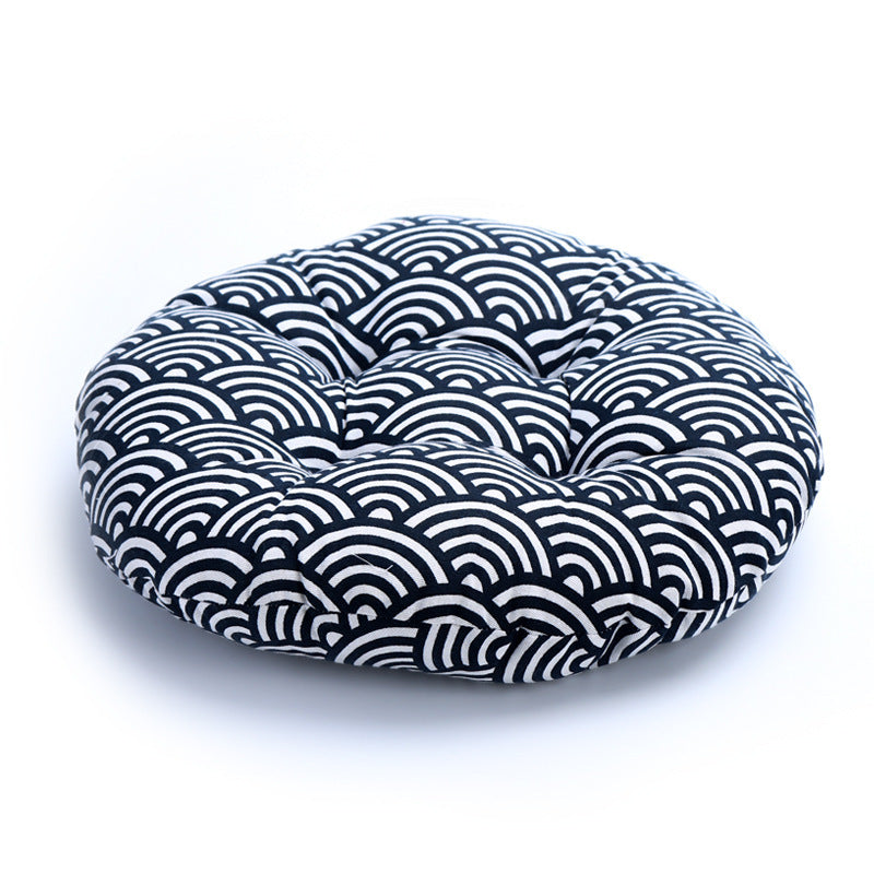 Round tatami cushion